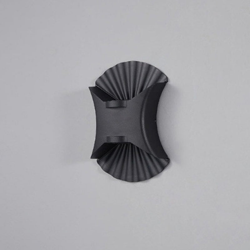 Contemporary Creative Waterproof Conch Aluminum Glass Outdoor LED Wall Sconce Lamp For Outdoor Patio