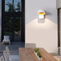Contemporary Industrial Waterproof Rotatable Flower Aluminum Glass Outdoor LED Wall Sconce Lamp For Outdoor Patio