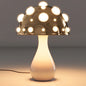 Modern Minimalist Mushroom PC Iron 1-Light Table Lamp For Living Room