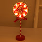 Modern Art Deco Round Octagon Rectangle Crown Christmas Hat House Metal Wood LED Table Lamp For Bedroom