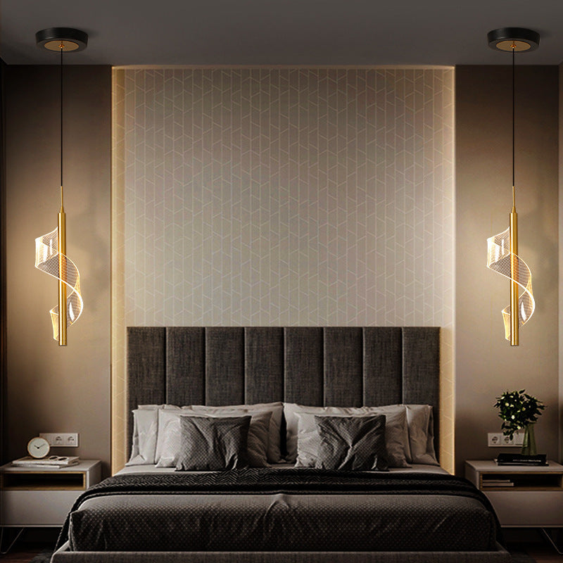 Scandinavian Curved LED Pendant Light