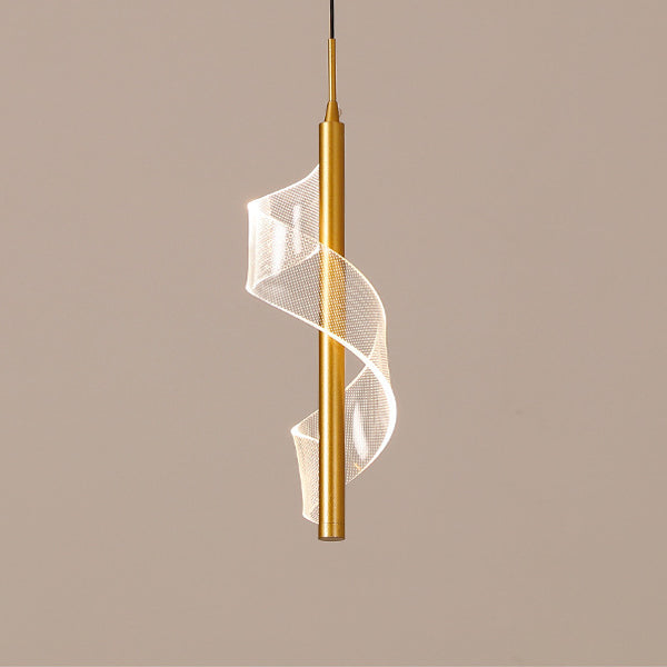 Scandinavian Curved LED Pendant Light