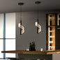 Scandinavian Curved LED Pendant Light