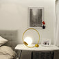 Modern Minimalist Magic Bean Round Iron 1-Light Table Lamp For Living Room