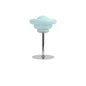 Contemporary Scandinavian Metal Glass Round Custard Tart LED USB Table Lamp For Bedside