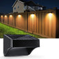 Modern Simplicity Solar Waterproof ABS PS Rectangular LED Wall Sconce Lamp For Outdoor Patio