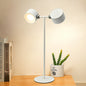 Modern Minimalist Rechargeable Rotatable ABS PC Round LED Table Lamp For Study