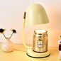 Contemporary Scandinavian Metal Eggshell Dimmable 1-Light Melting Wax Table Lamp For Bedroom