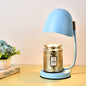 Contemporary Scandinavian Metal Eggshell Dimmable 1-Light Melting Wax Table Lamp For Bedroom