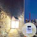 Modern Simplicity Solar Waterproof PC ABS Bulb Rectangular LED Wall Sconce Lamp For Outdoor Patio