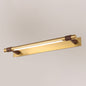 Modern Simplicity Iron Acrylic Waterproof Rotatable Strip LED Wall Sconce Lamp Vanity Light For Bathroom