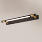 Modern Simplicity Iron Acrylic Waterproof Rotatable Strip LED Wall Sconce Lamp Vanity Light For Bathroom