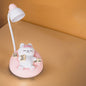Contemporary Creative Rechargeable ABS PVC Sleeping Cat LED Table Lamp Night Light For Bedside