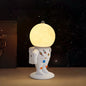 Contemporary Creative ABS PS Astronaut Lunar Kids Rechargeable LED Table Lamp Night Light For Bedroom