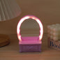 Contemporary Creative Battery Plastic Mirror Flower LED Table Lamp Night Light For Bedroom