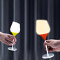 Contemporary Creative Rechargeable PMMA Aluminum Silica Wine Cup LED Table Lamp For Dining Room