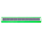 Modern Simplicity Solar Waterproof Rechargeable ABS Strip Magnetic Light Control LED Wall Sconce Lamp For Garden