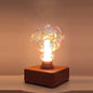 Contemporary Creative USB Rechargeable ABS PET Rose Bulb LED Table Lamp Night Light For Bedroom