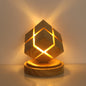 Contemporary Creative Battery Wood Magic Cube LED Table Lamp Night Light For Bedroom