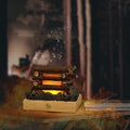 Contemporary Retro Rechargeable Wood Branch Twig Bonfire Burning LED Table Lamp Night Light For Bedroom