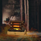 Contemporary Retro Rechargeable Wood Branch Twig Bonfire Burning LED Table Lamp Night Light For Bedroom