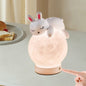 Contemporary Creative Rechargeable Iron Resin PLA Ball Moon Planet Bear Panda Rabbit LED Table Lamp Night Light For Bedside