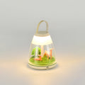 Contemporary Creative Rechargeable ABS Acrylic Cylinder Animal Wedding Portable LED Table Lamp Night Light For Dining Room