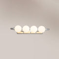 Contemporary Nordic Stainless Steel Aluminum Iron PC Ball LED Wall Sconce Lamp Vanity Lighting For Bathroom