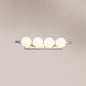 Contemporary Nordic Stainless Steel Aluminum Iron PC Ball LED Wall Sconce Lamp Vanity Lighting For Bathroom