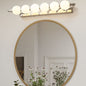Contemporary Nordic Stainless Steel Aluminum Iron PC Ball LED Wall Sconce Lamp Vanity Lighting For Bathroom