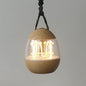 Contemporary Retro Rechargeable Aluminum Acrylic Egg Hanging LED Table Lamp Small Night Light For Bedroom