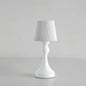 Contemporary Retro Rechargeable Iron ABS Striped Column LED Table Lamp Night Light For Bedside