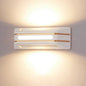 Modern Simplicity Waterproof Aluminum Rectangular Stripe LED Wall Sconce Lamp For Outdoor Patio