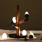 Contemporary Creative PC ABS Wood Silicone Magpie Branch LED Motion Sensor Night Light Table Lamp For Bedroom