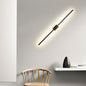 Modern Minimalist Long Strip Square Pole Aluminum Iron LED Vanity Light Mirror Front Wall Sconce Lamp For Living Room