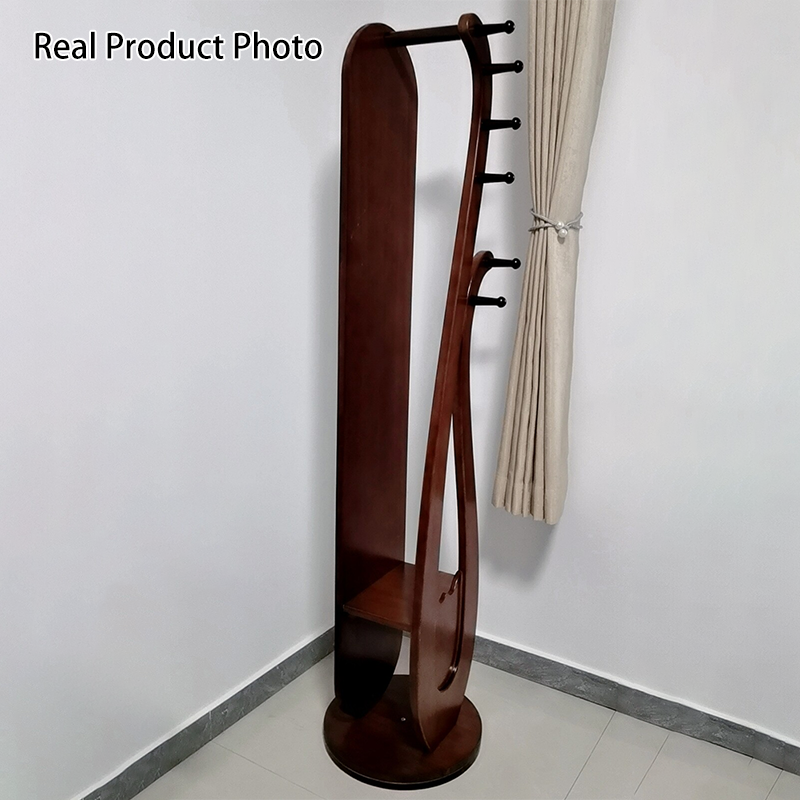 Pipa Round Rotating Floor Mirror