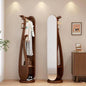 Pipa Round Rotating Floor Mirror