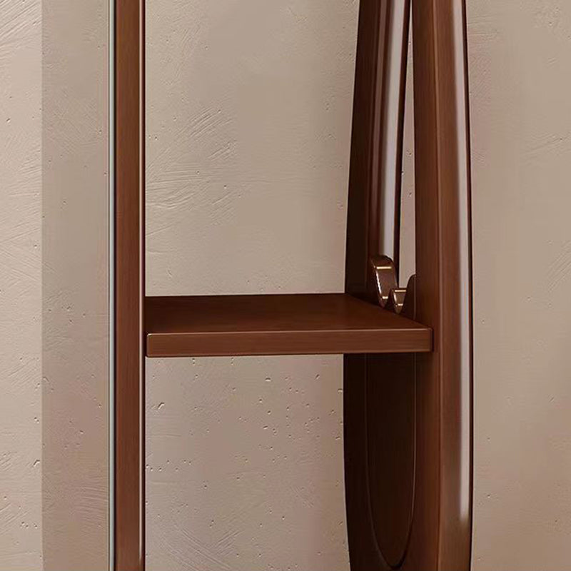 Pipa Round Rotating Floor Mirror