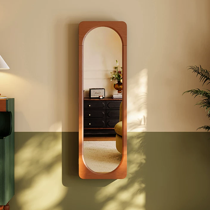 French Full-Length Mirror Cabinet, Hidden Storage
