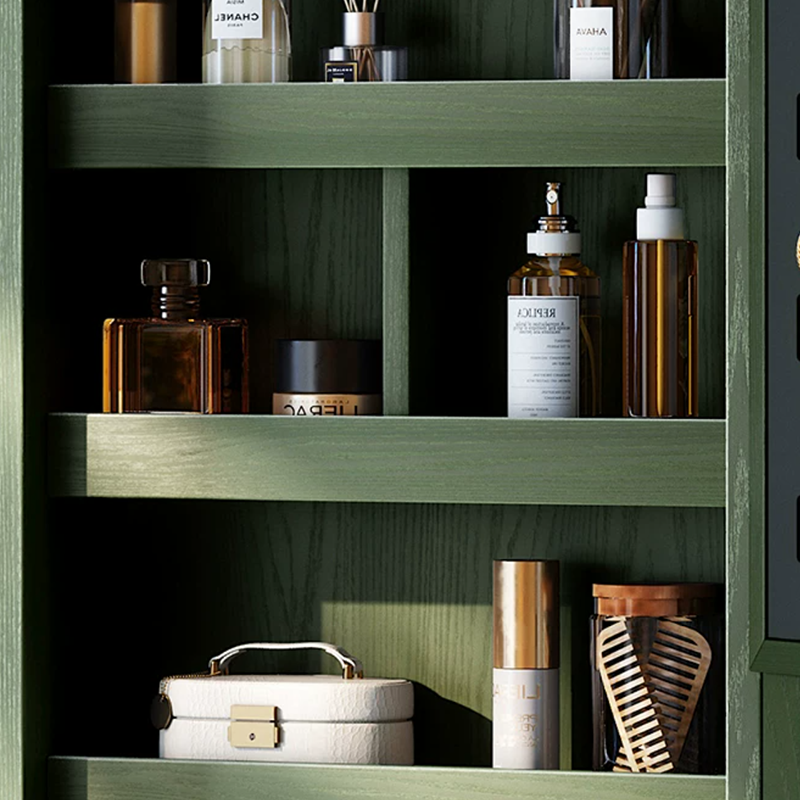 French Full-Length Mirror Cabinet, Hidden Storage