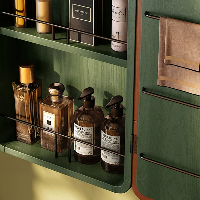 French Full-Length Mirror Cabinet, Hidden Storage