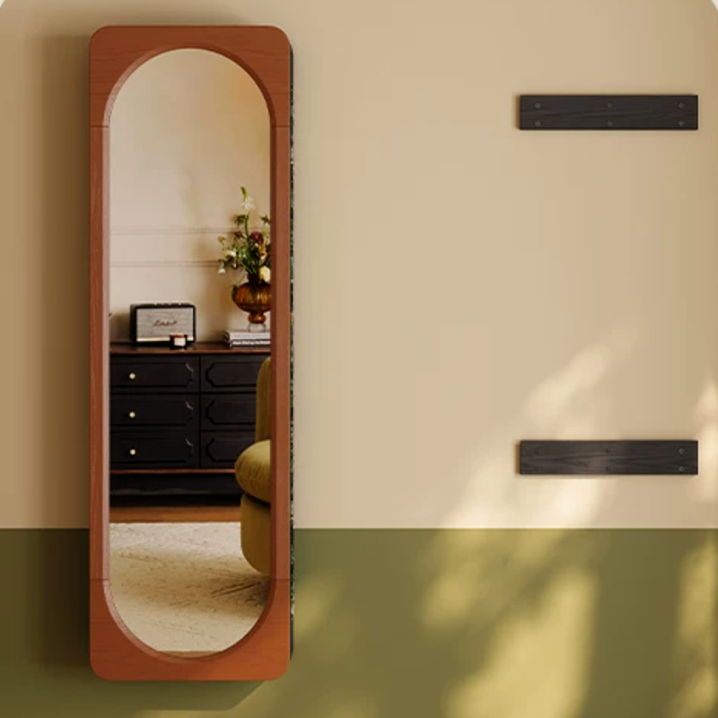 French Full-Length Mirror Cabinet, Hidden Storage