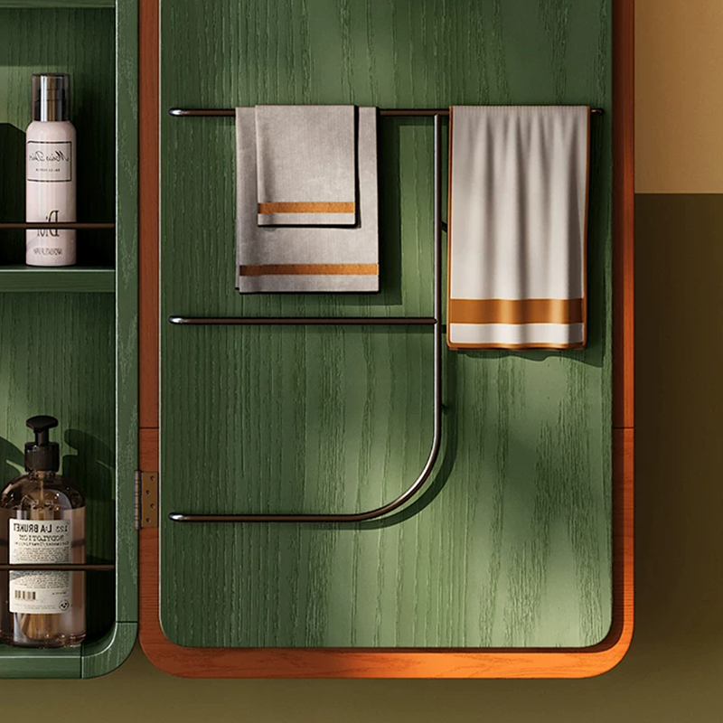 French Full-Length Mirror Cabinet, Hidden Storage