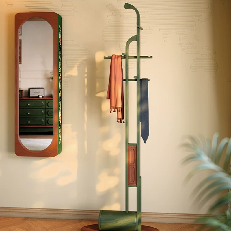 French Full-Length Mirror Cabinet, Hidden Storage