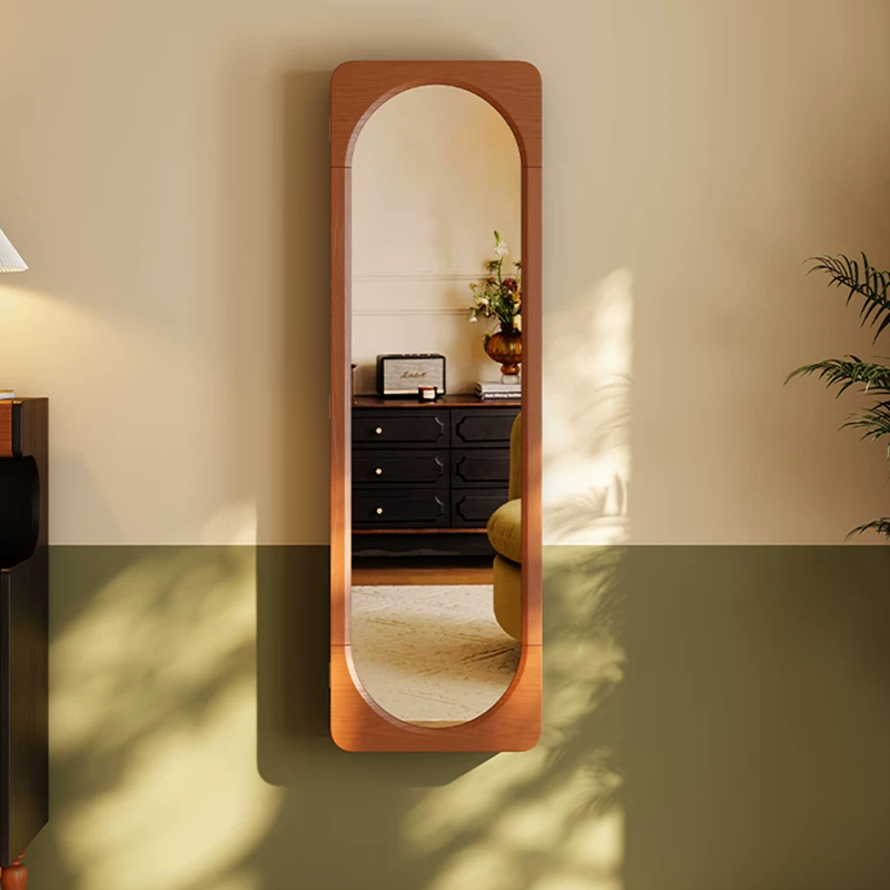 French Full-Length Mirror Cabinet, Hidden Storage