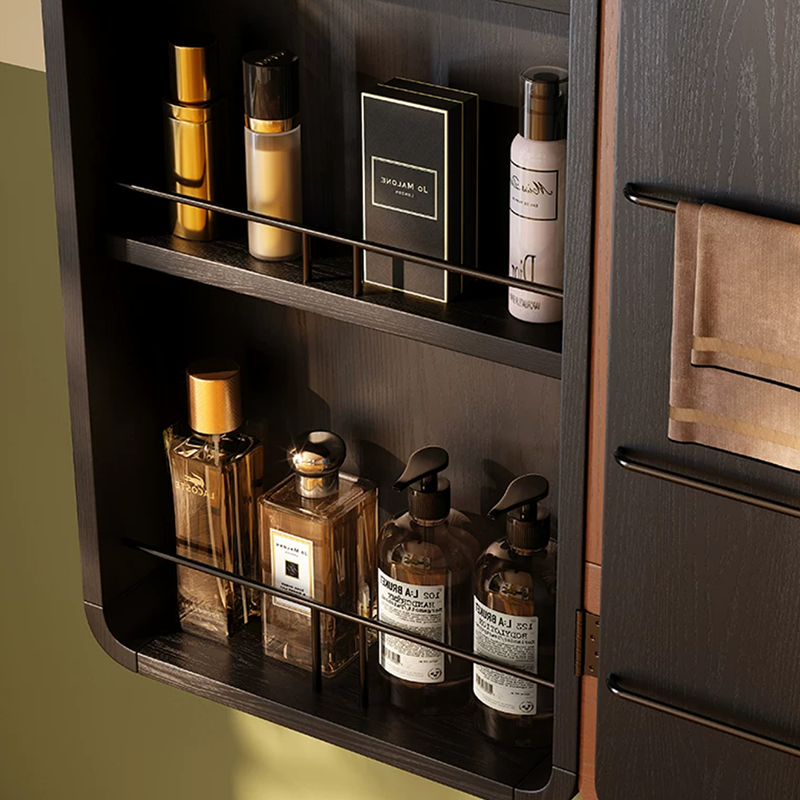 French Full-Length Mirror Cabinet, Hidden Storage