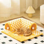 Arctic Velvet Tunnel Cat Bed
