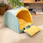 Crystal Velvet Arch Cat Bed