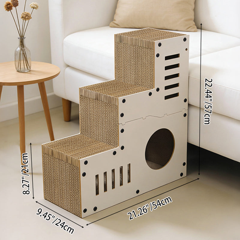 Stair Design Cat Bed & Scratching Board