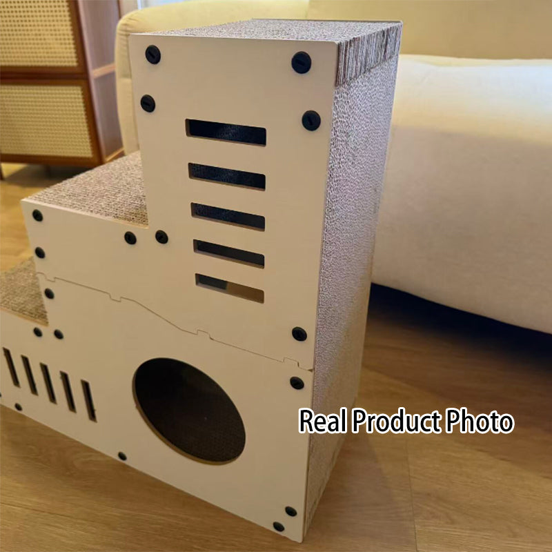Stair Design Cat Bed & Scratching Board